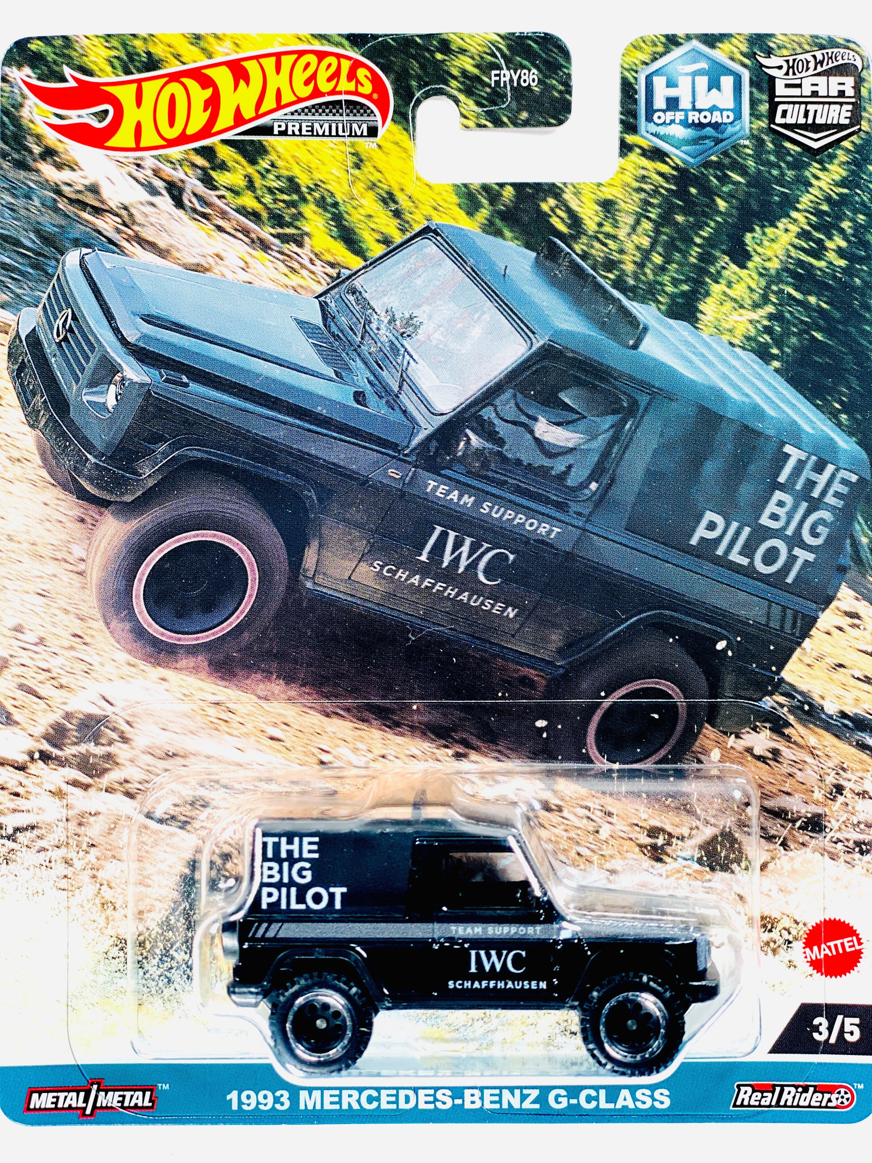 Hot Wheels 2023 Car Culture Off-Road Case F 1993 Mercedes-Benz G-class - Damaged Card