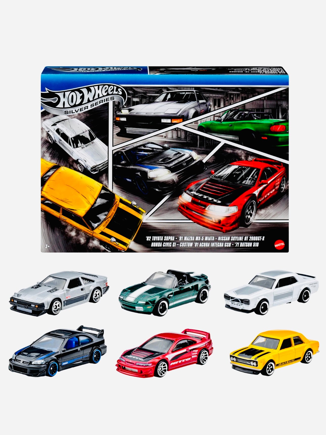 Hot Wheels 2025 Japanese Import Themed JDM Multipack 6 Cars