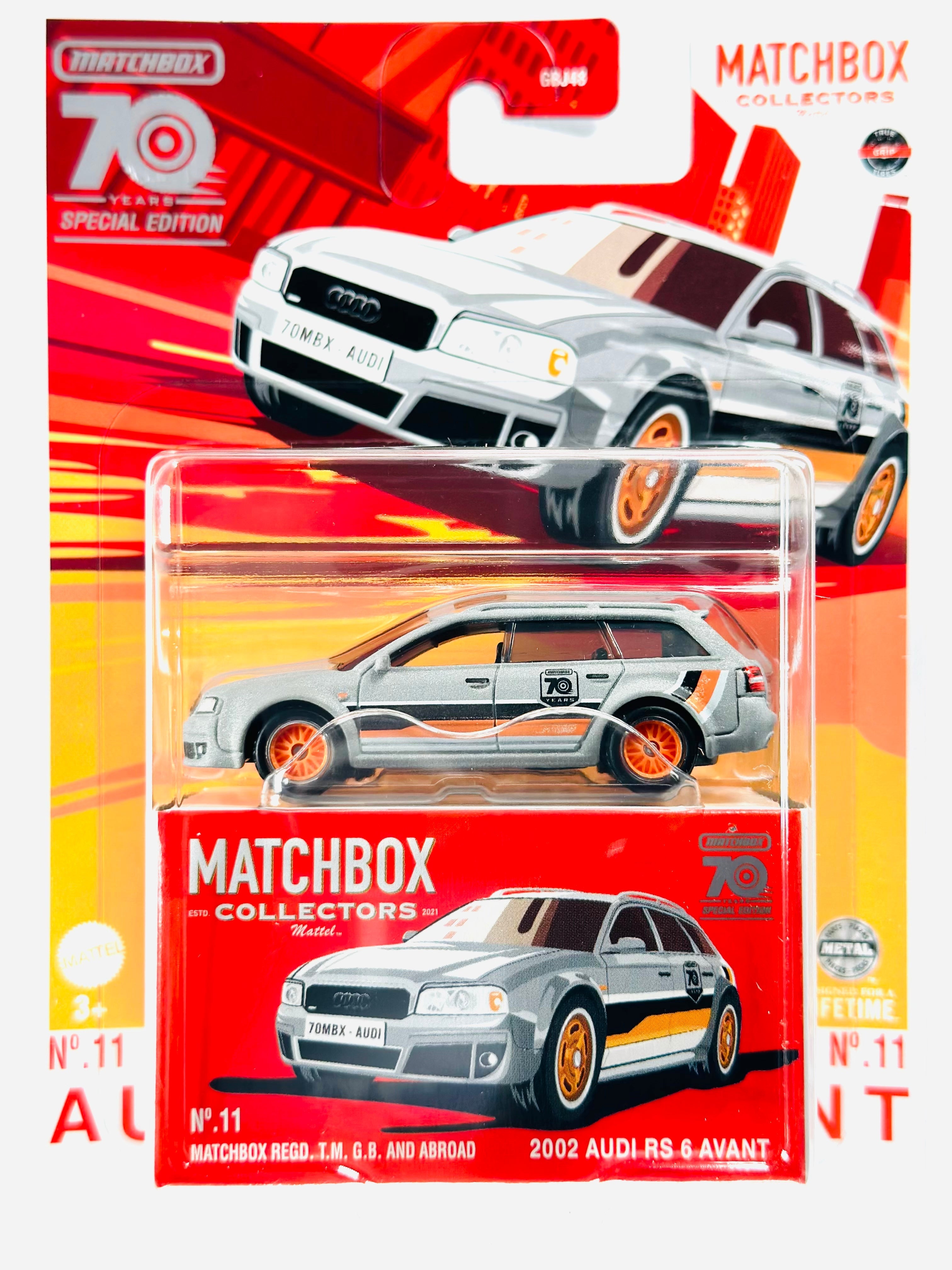 MATCHBOX 2023 COLLECTORS SERIES CASE S 2002 AUDI RS 6 AVANT - Damaged Card