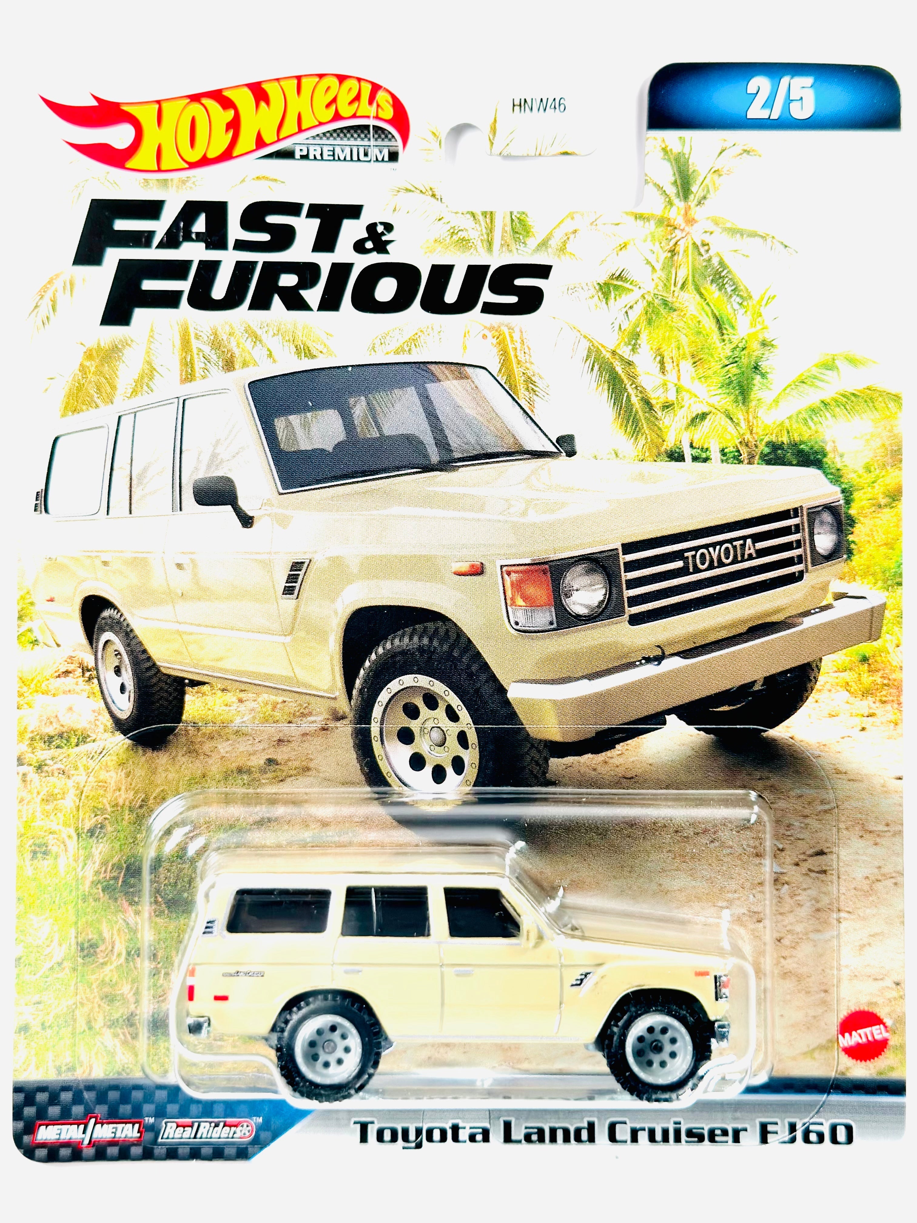 Hot Wheels 2023 Fast & Furious Case B Toyota Land Cruiser Fj60 - Damaged Card/Blister
