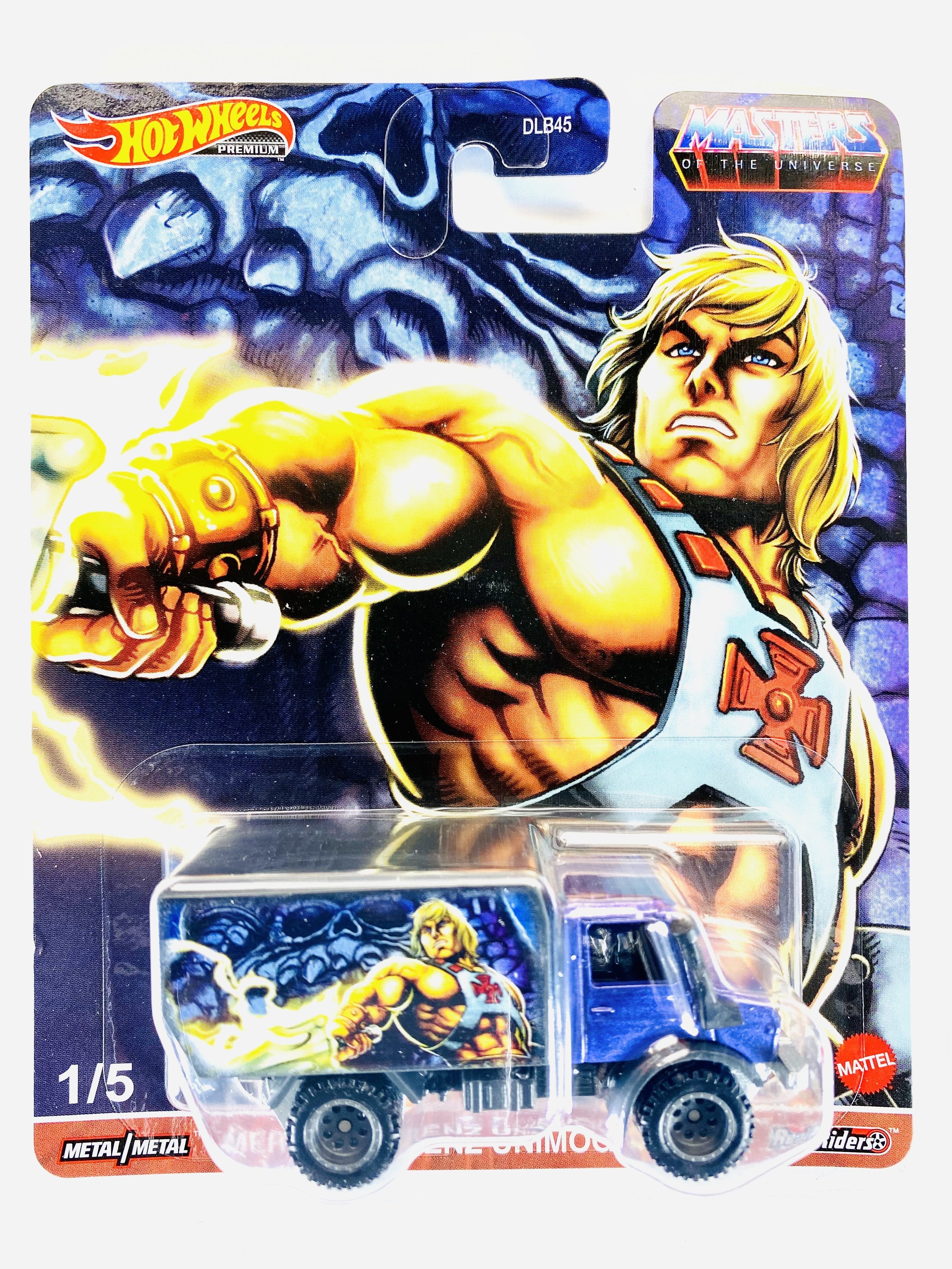 Hot Wheels 2021 Pop Culture Case J Masters of the Universe He-Man Mercedes Benz Unimog U 1300l - Damaged Card