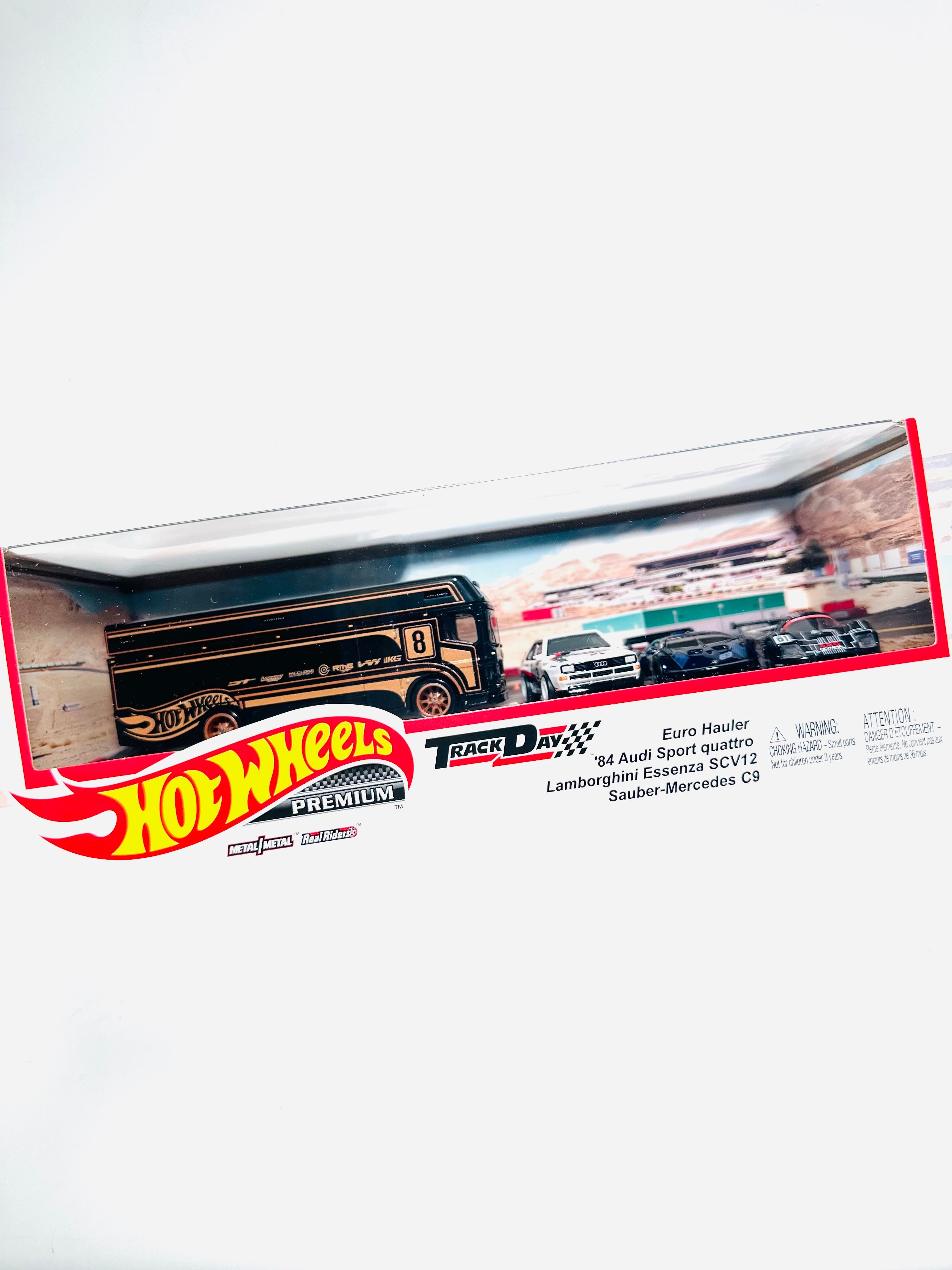 Hot Wheels 2022 Wal-Mart Exclusive Car Culture Premium Track Day Box Set Diorama - Damaged Box