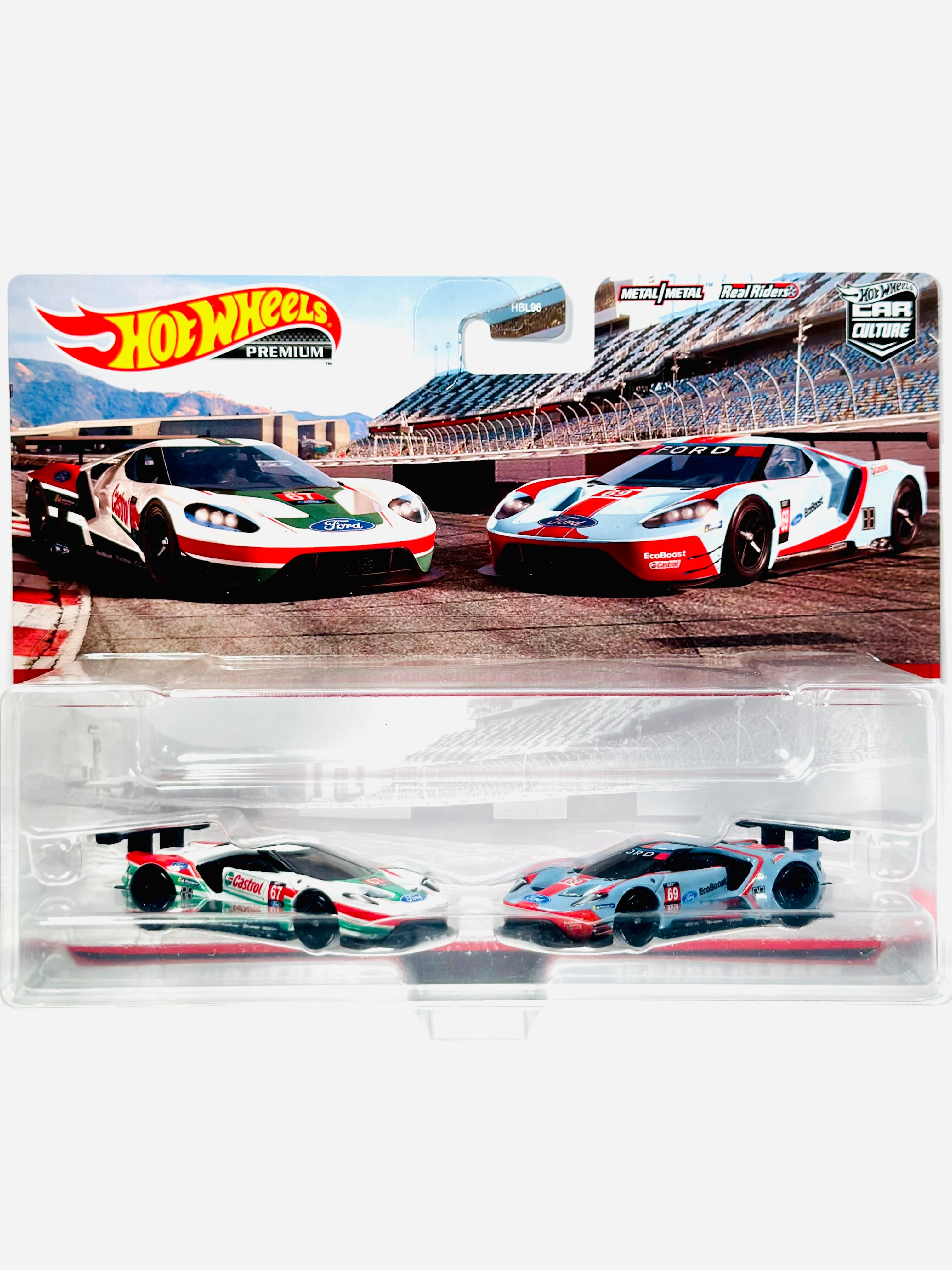 Hot Wheels 2023 Target Exclusive 2 Pack '16 Ford GT Race - Damaged Card