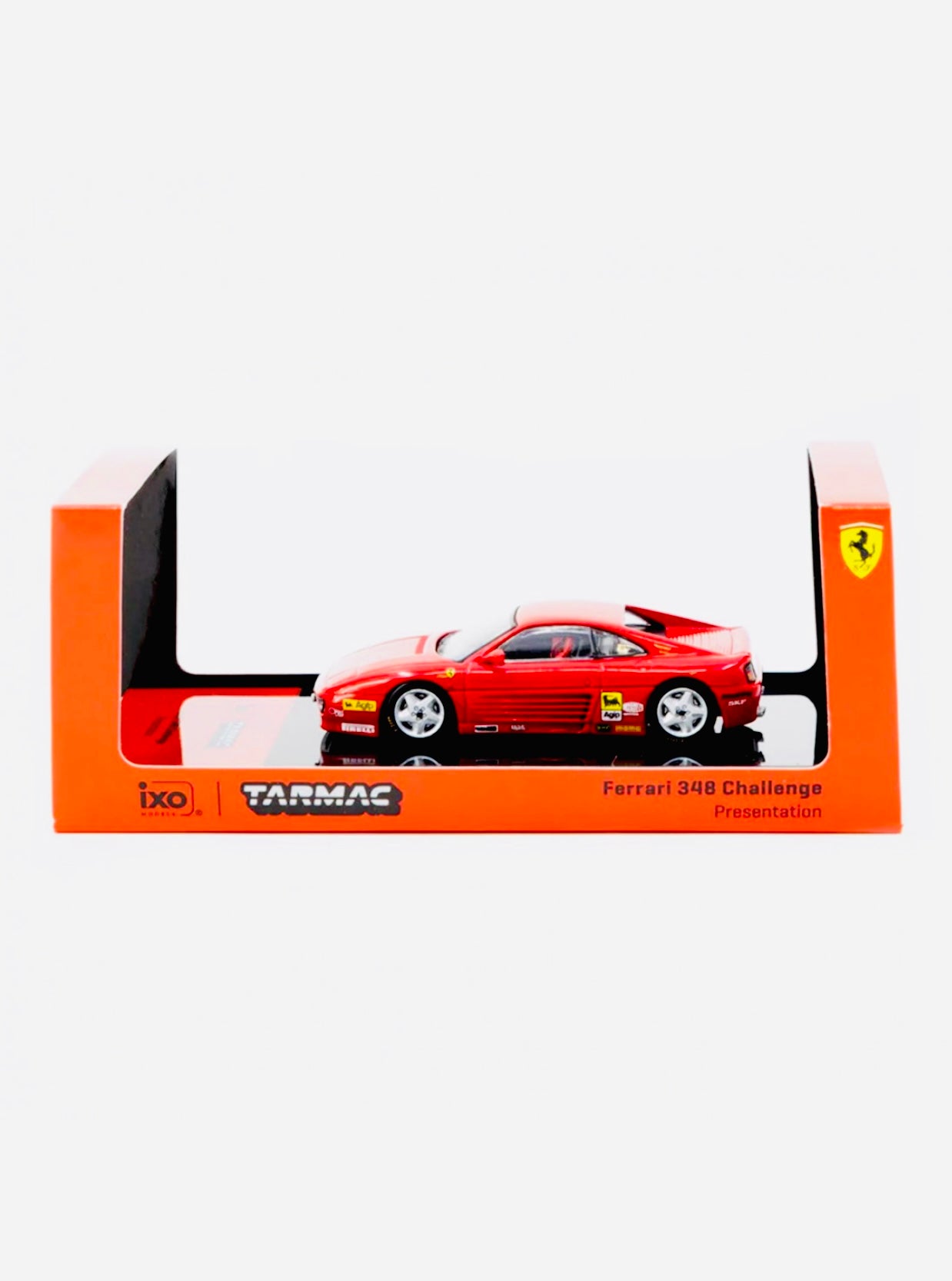Tarmac Works Hobby 64 Ferrari 348 Challenge Presentation