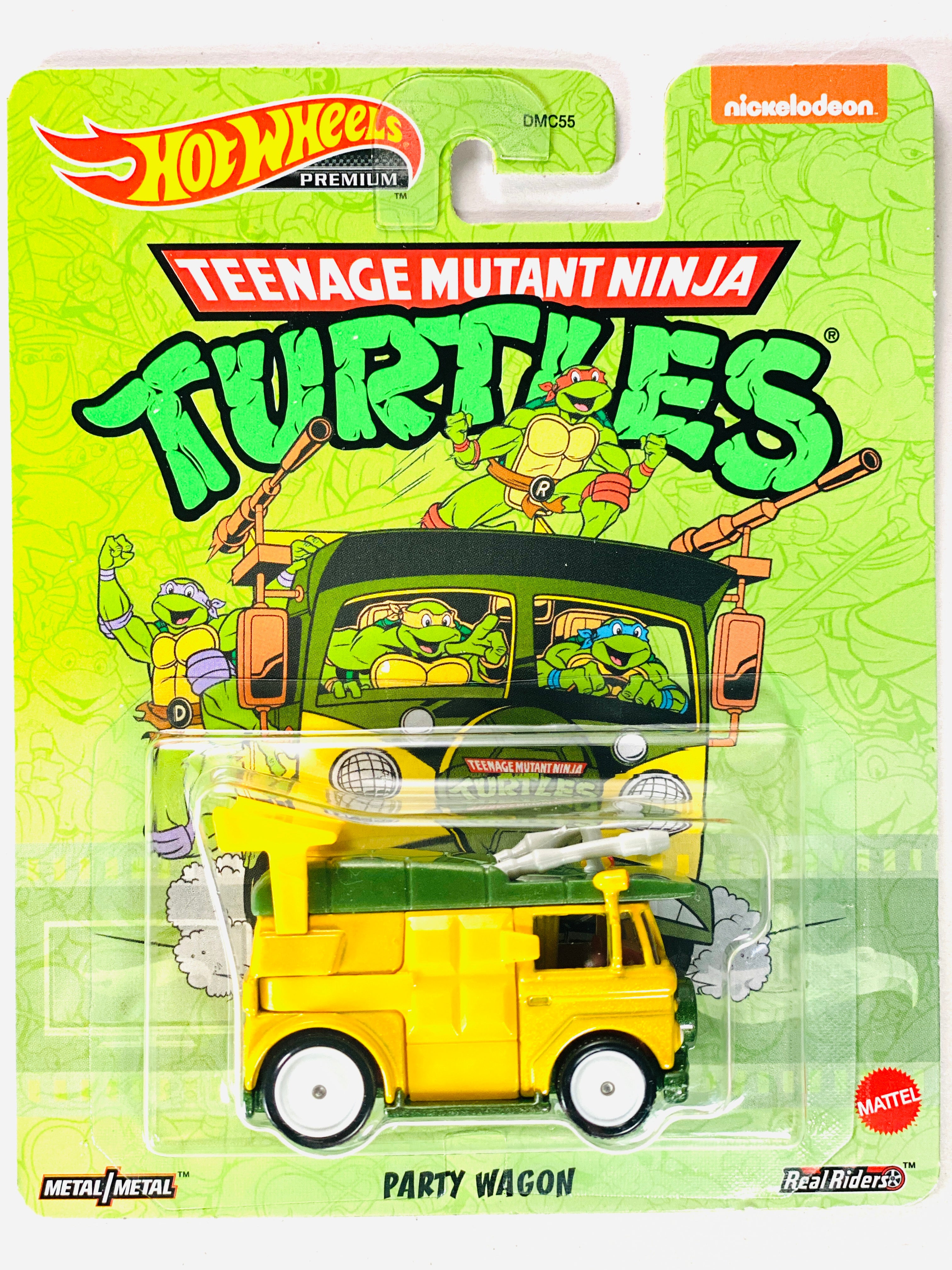 Hot Wheels 2023 Retro Entertainment Case Q Nickelodeon TMNT Ninja Turtles Party Wagon