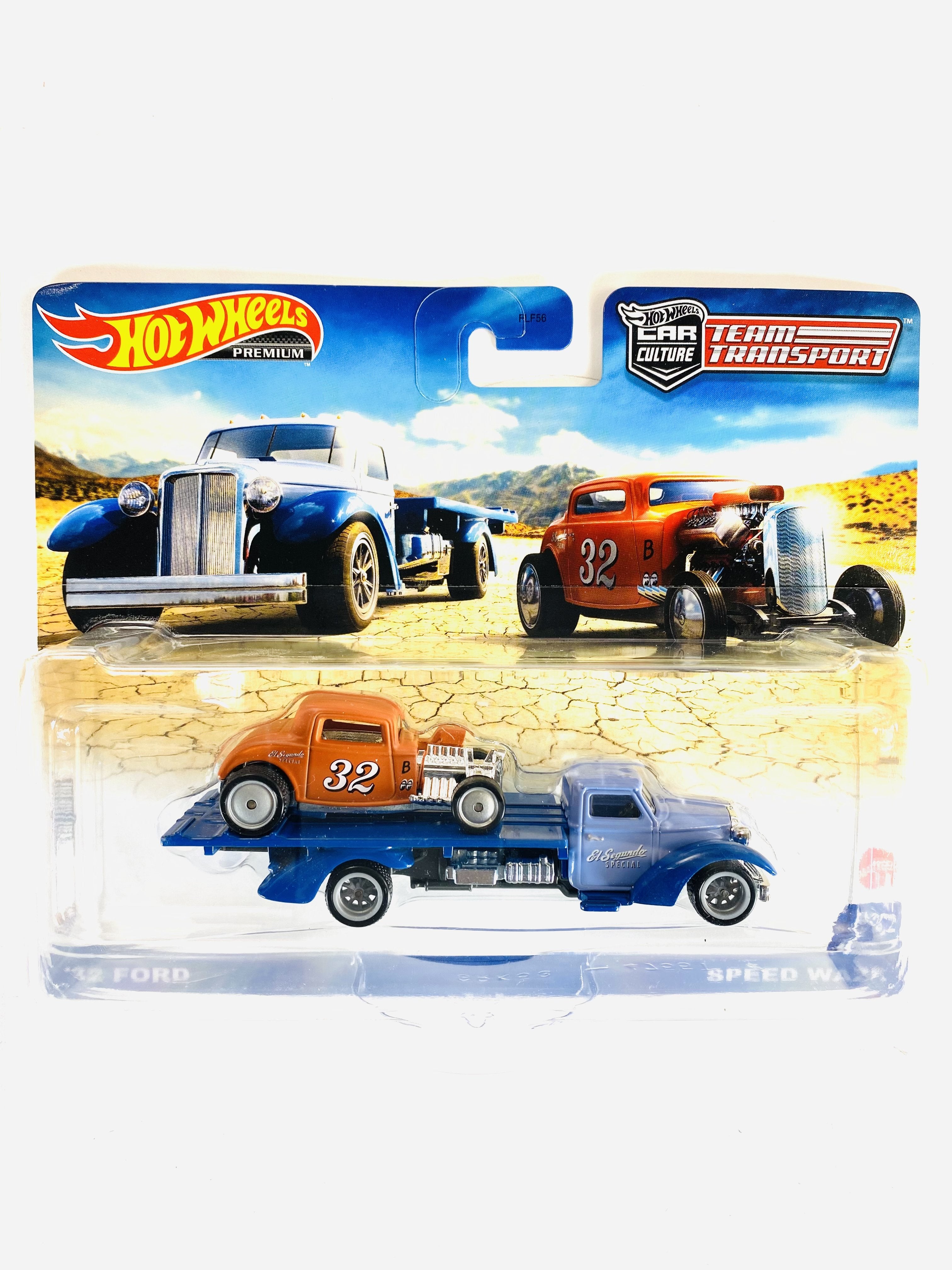 Hot Wheels 2021 Team Transport Case L '32 Ford W/ Speed Waze #32
