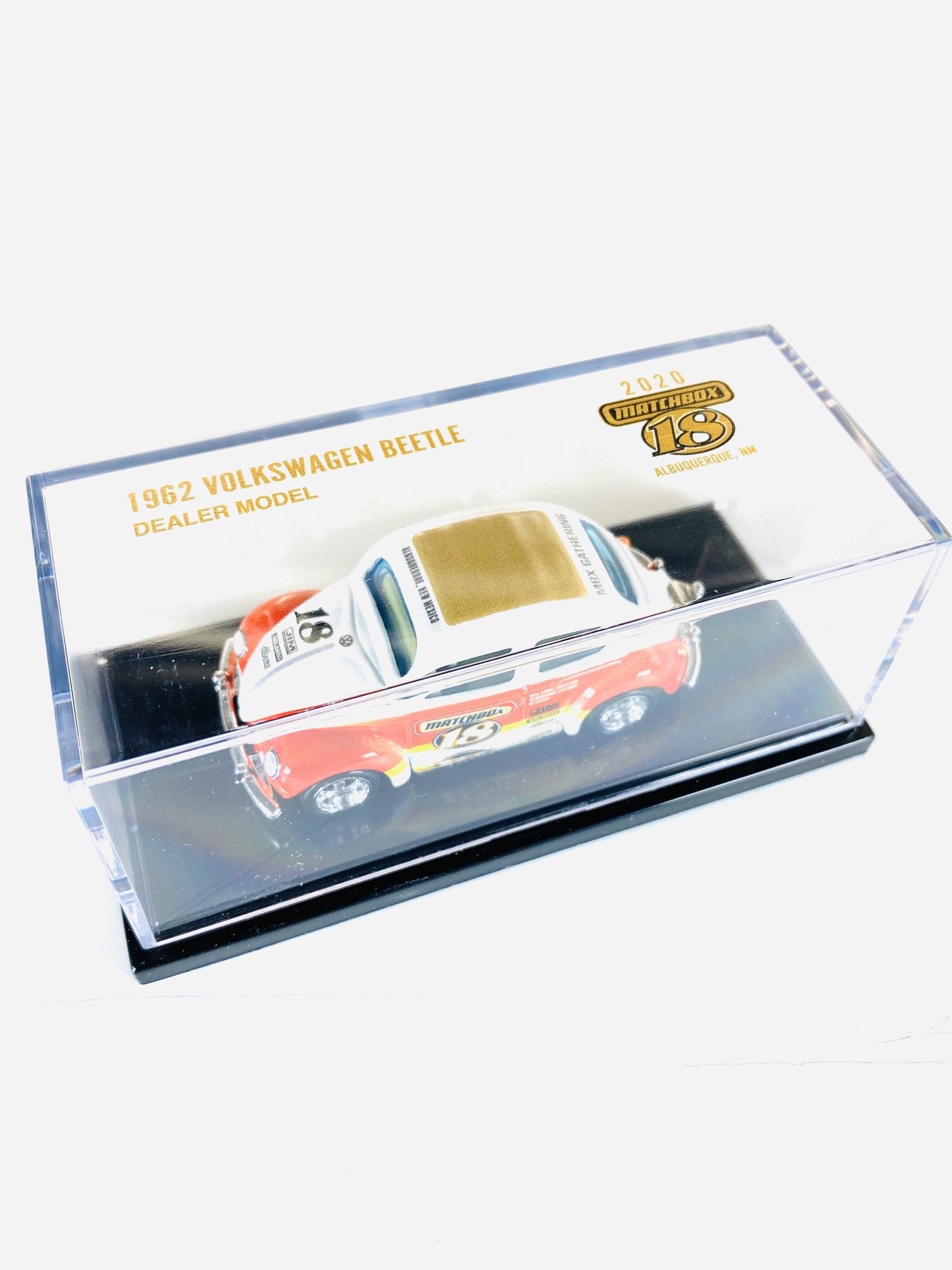 Matchbox 2020 18th Convention Albuquerque, NM 1962 Volkswagen Beetle Dealer Model