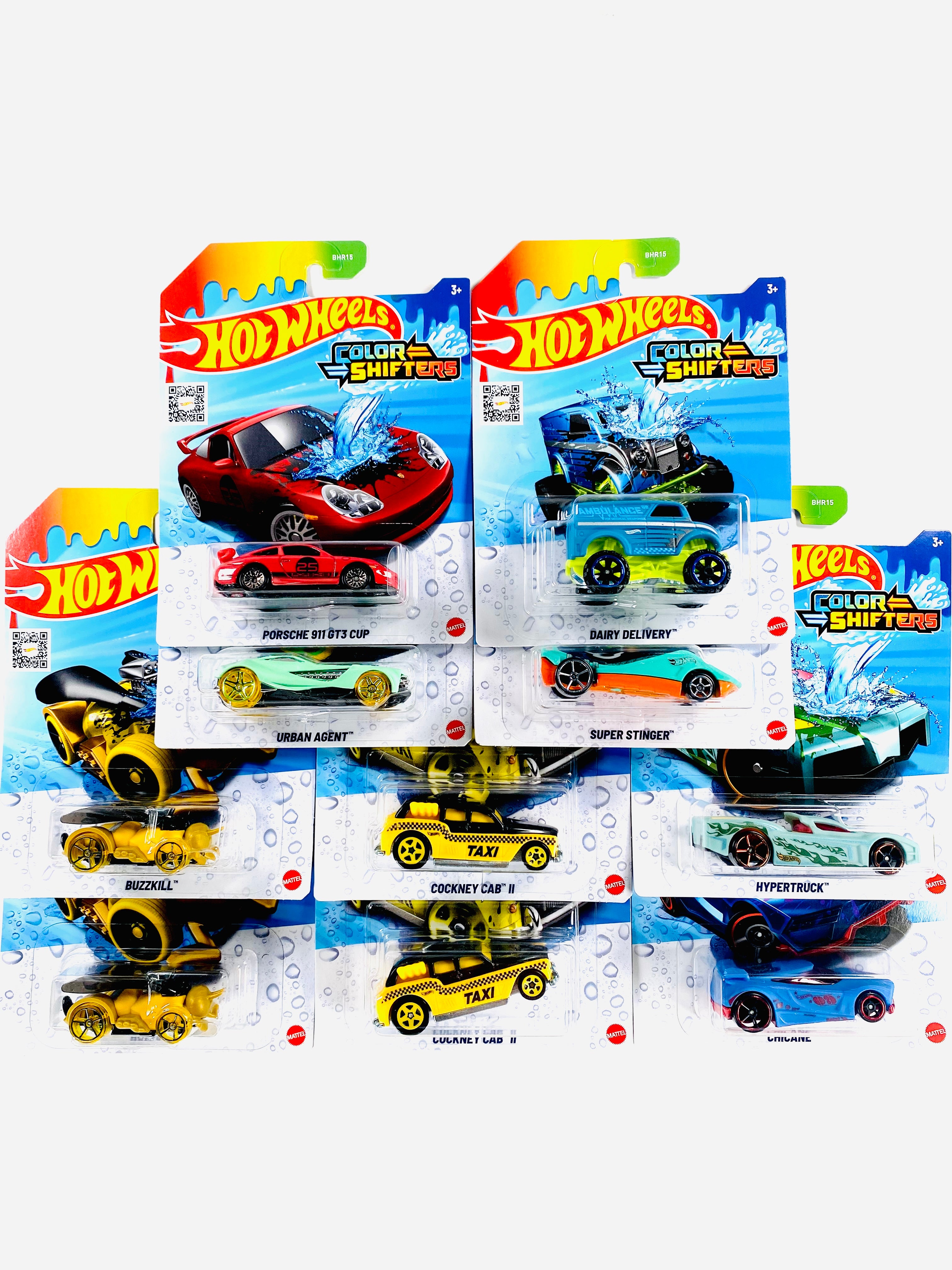 Hot Wheels 2025 Mix 2 Color Shift Factory Sealed Solid Pack (10 Cars)