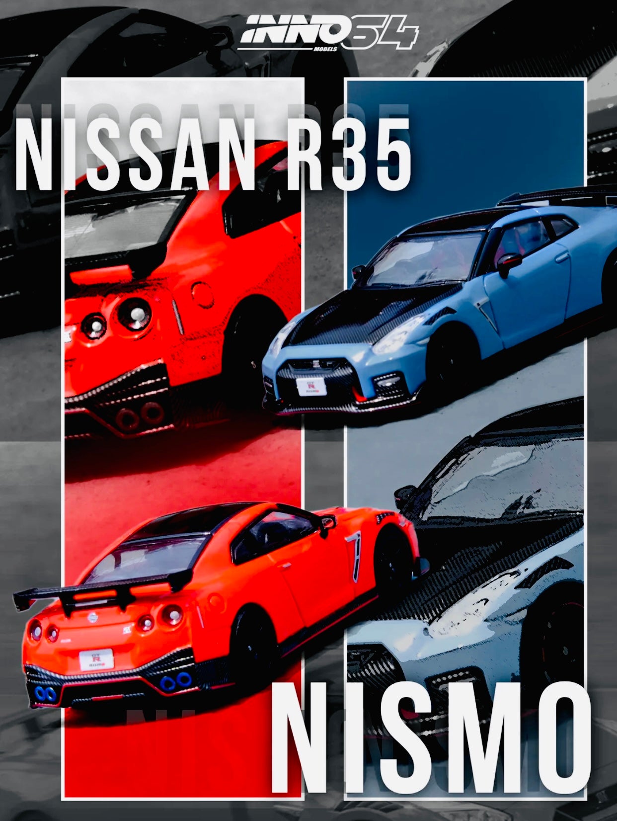 Inno64 Nissan GTR (R35) Nismo Red