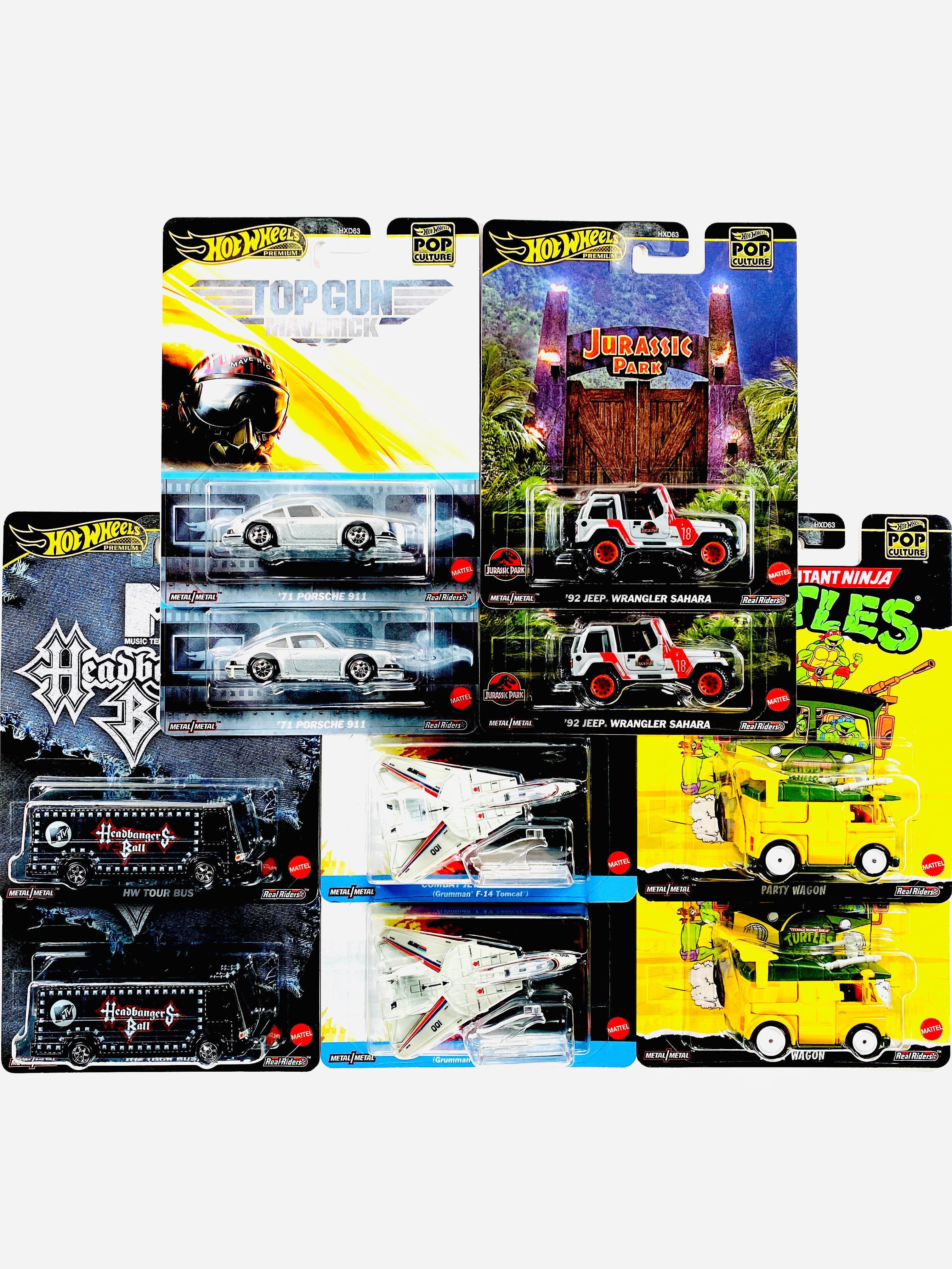 Hot Wheels 2025 Pop Culture Factory Sealed Case K (10 Cars) - Damaged Box