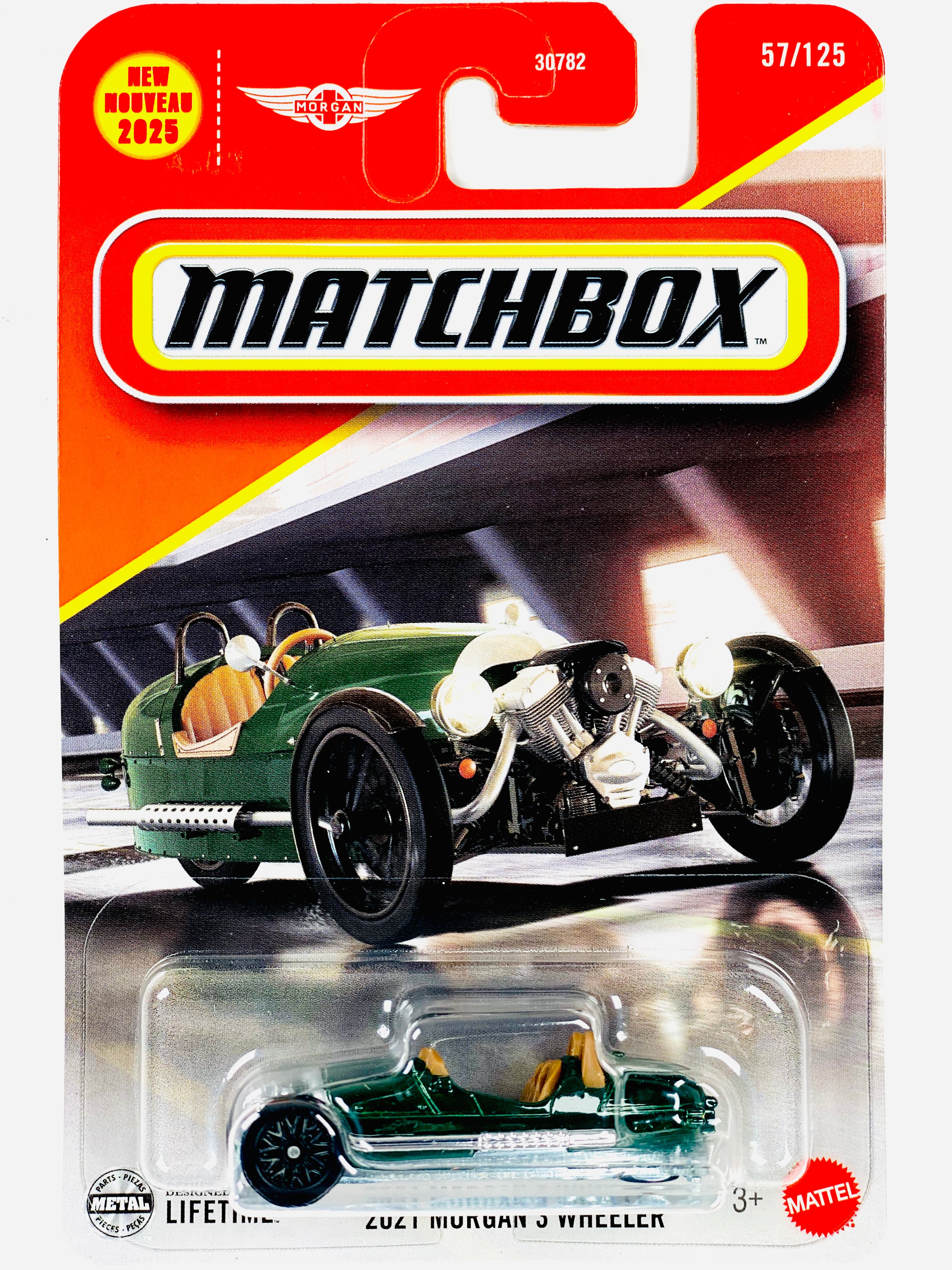 Matchbox 2025 Basic Case G 2021 Morgan 3 Wheeler
