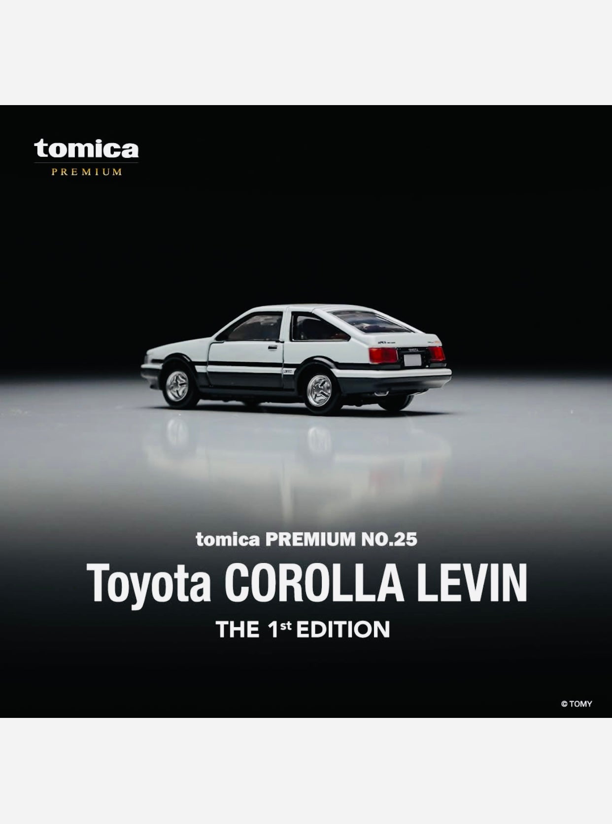 Tomica Toyota Corolla Levin White #25