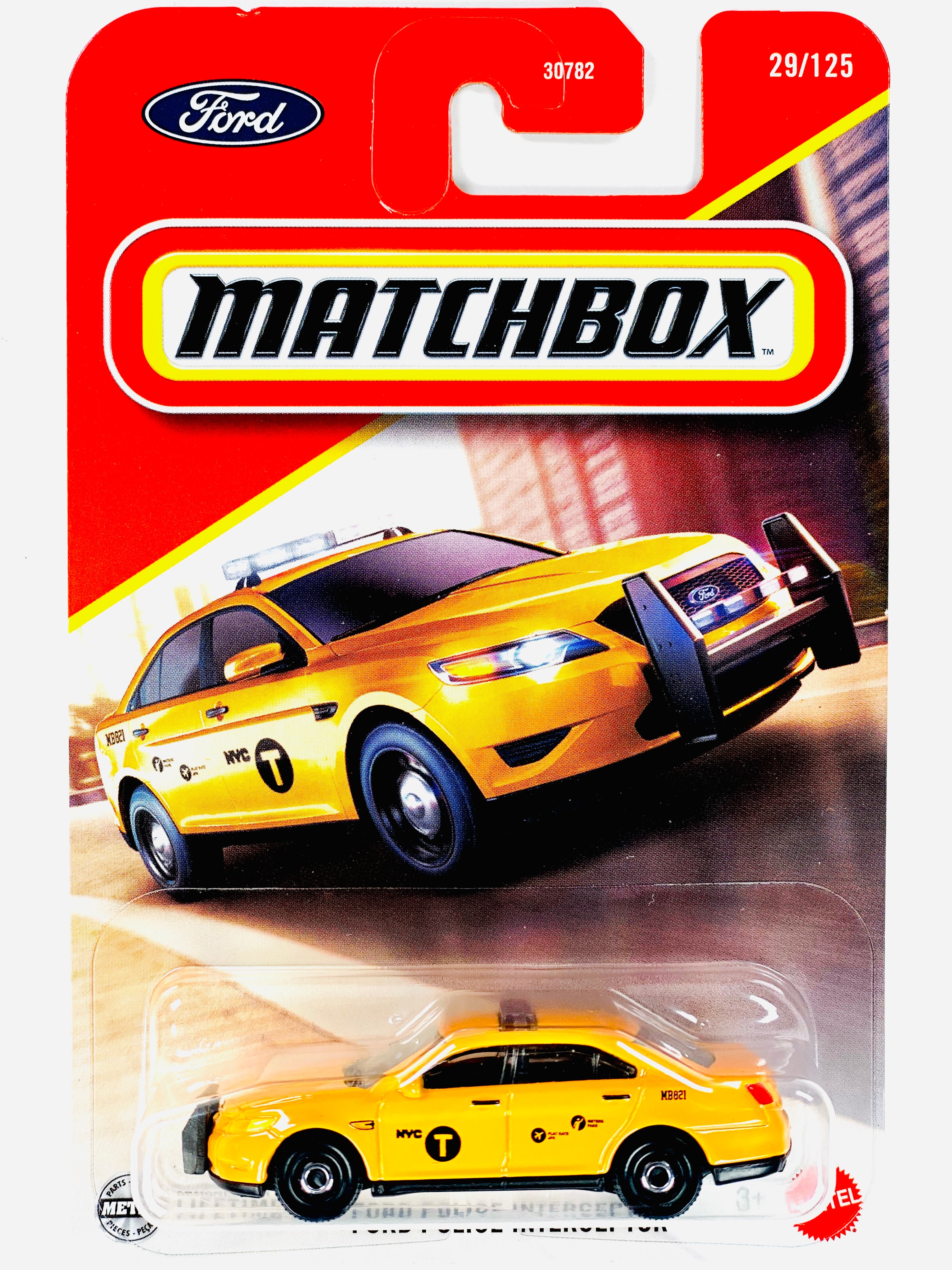 Matchbox 2025 Basic Case G Ford Police Interceptor