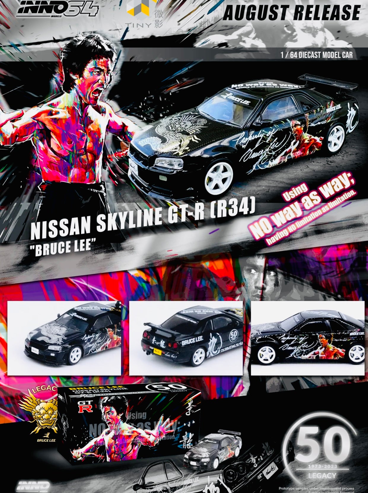Inno64 "Bruce Lee" Nissan Skyline GTR (R34)