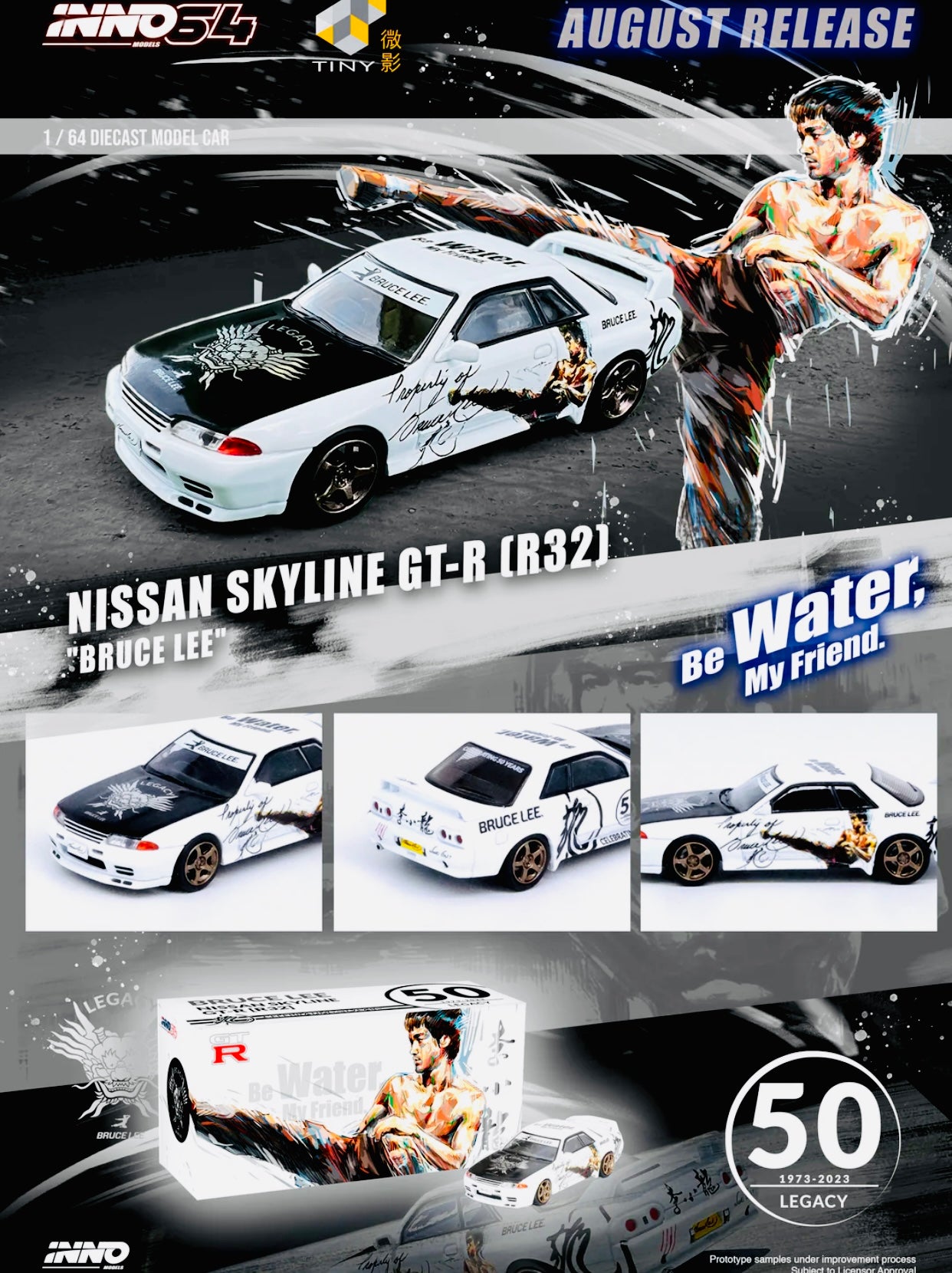 Inno64 "Bruce Lee" Nissan Skyline GTR (R32)