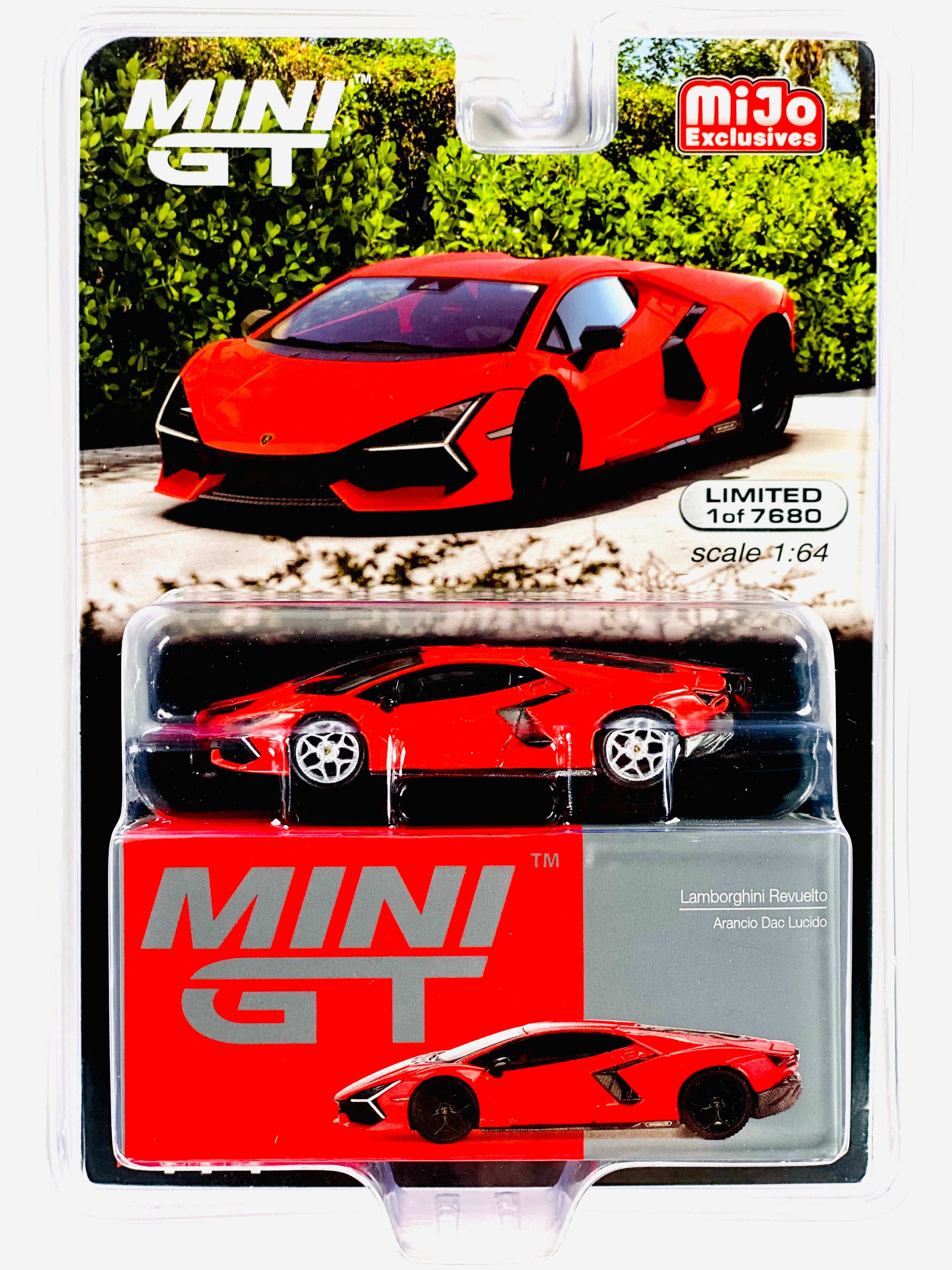 Mini GT Mijo Exclusive Lamborghini Revuelto Arancio Dac Lucido #774 Chase