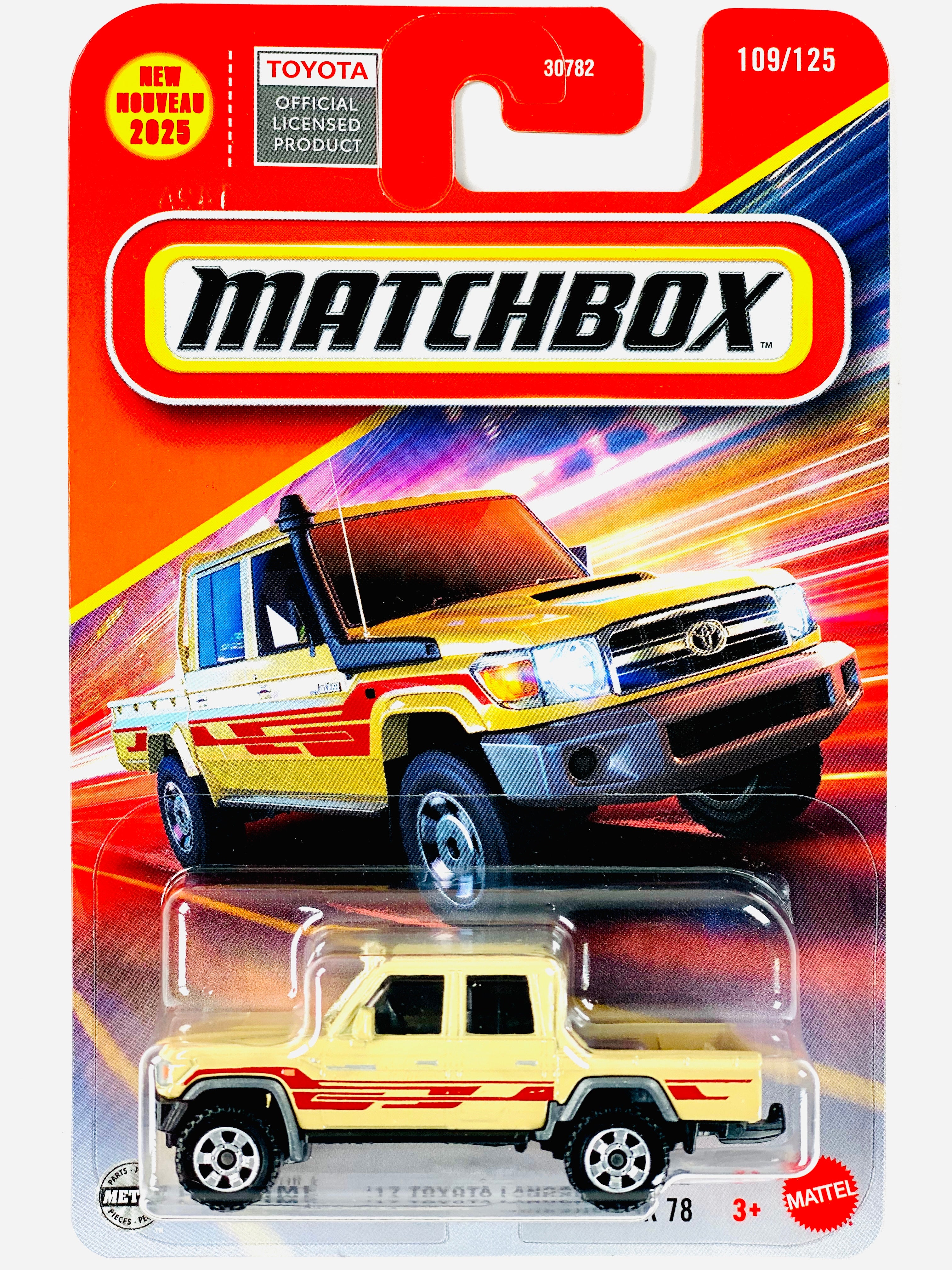 Matchbox 2025 Basic Case C '17 Toyota Landcruiser 78