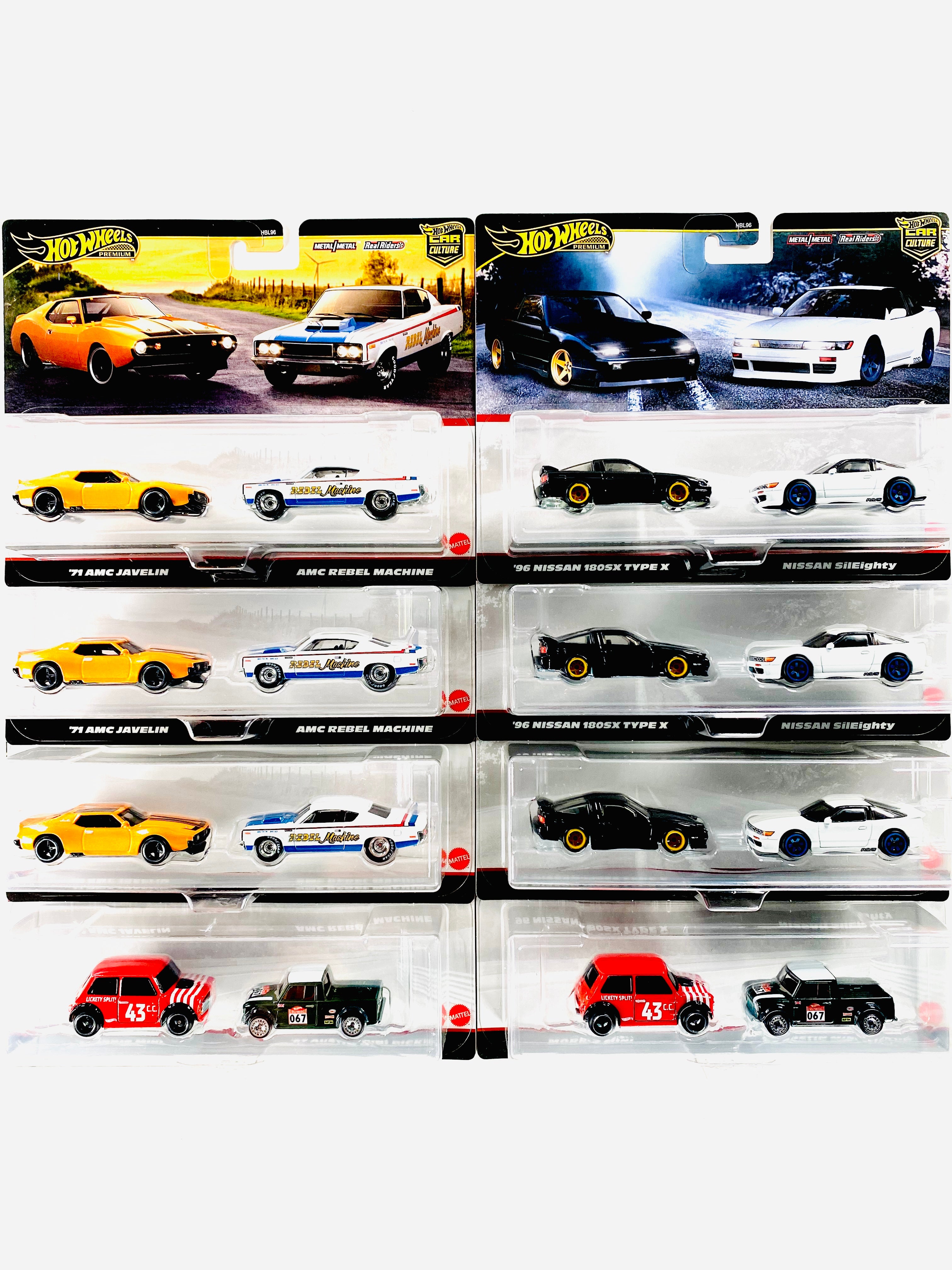 Hot Wheels 2025 Target Exclusive 2 Pack Factory Sealed Case Q (8 Pieces)