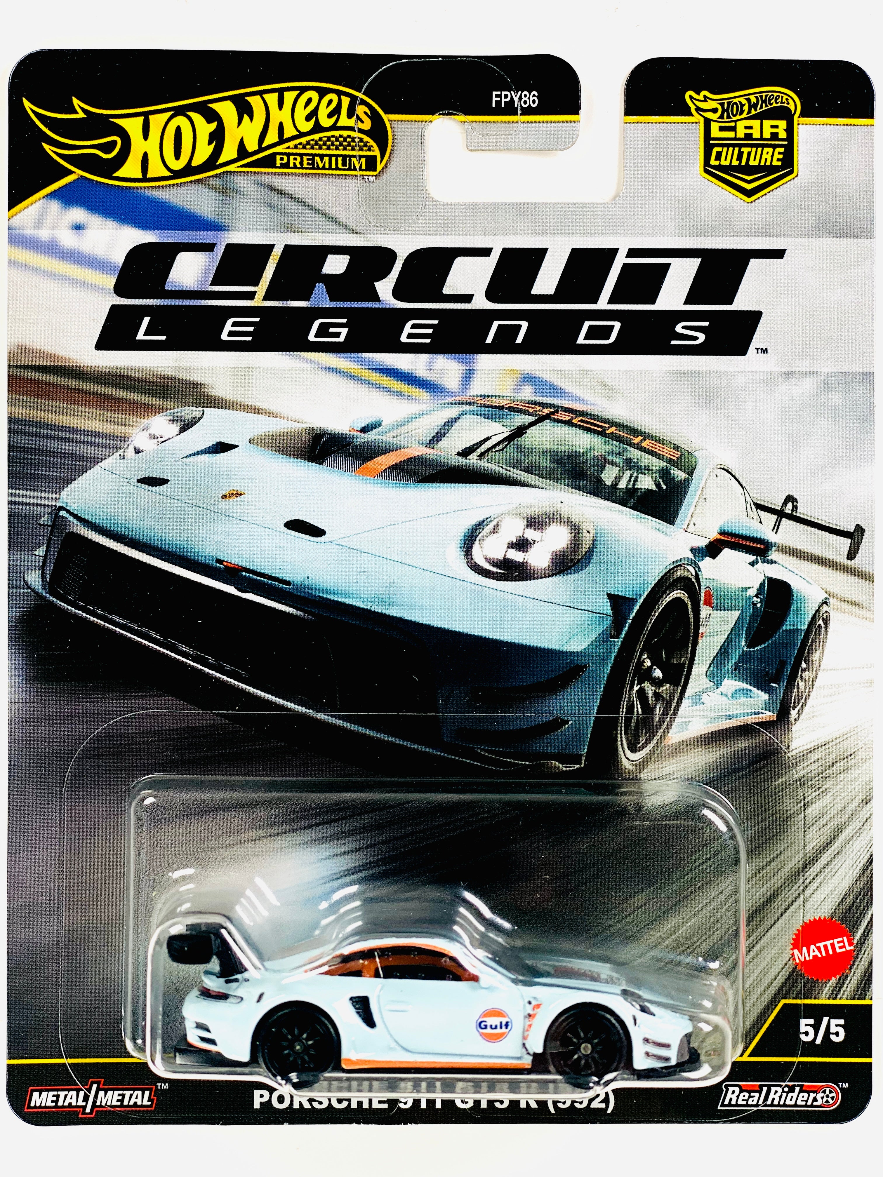 Hot Wheels 2025 Car Culture Circuit Legends Gulf Porsche 911 GT3 R (992)