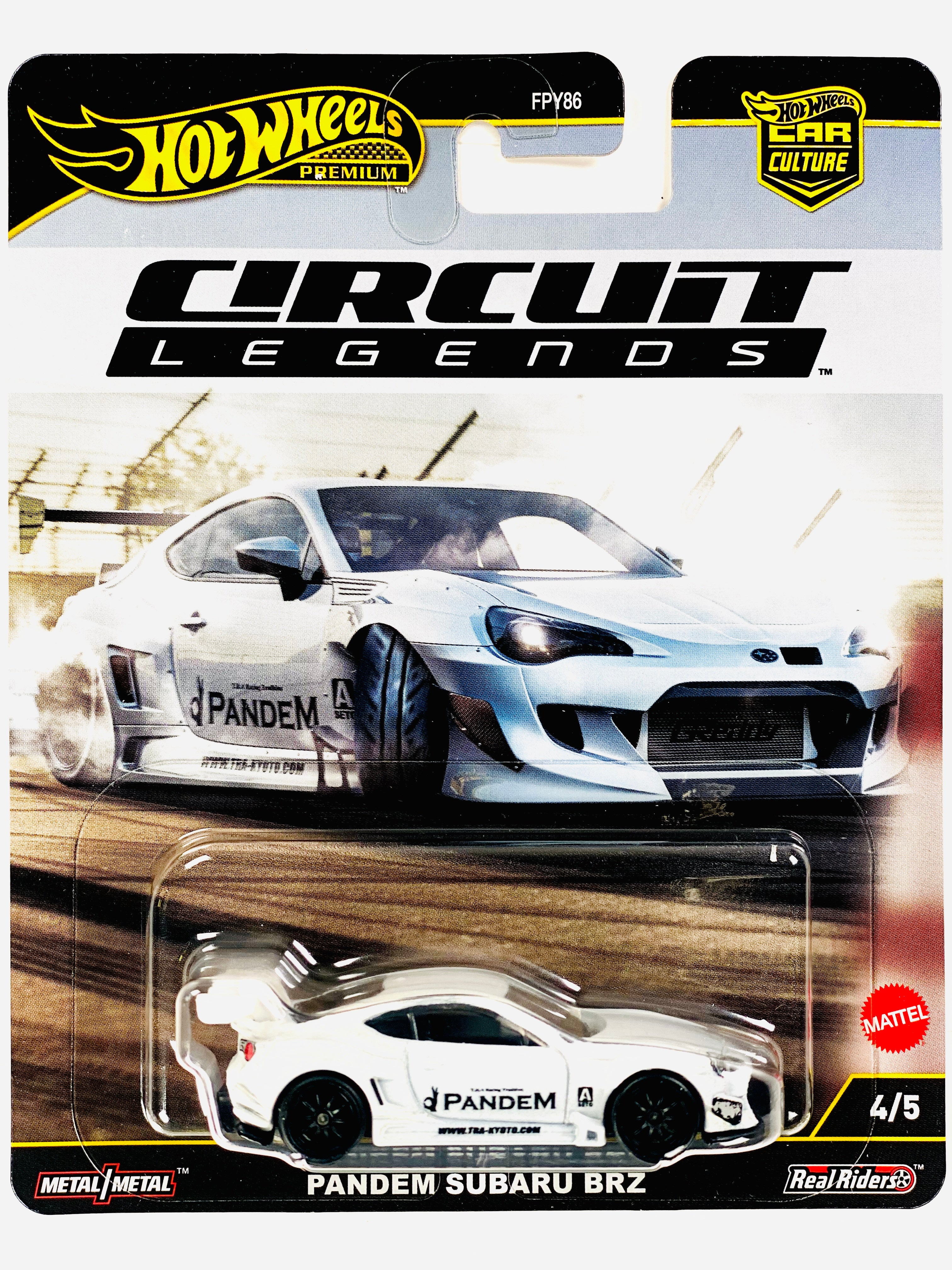 Hot Wheels 2025 Car Culture Circuit Legends Pandem Subaru BRZ - Damaged Card