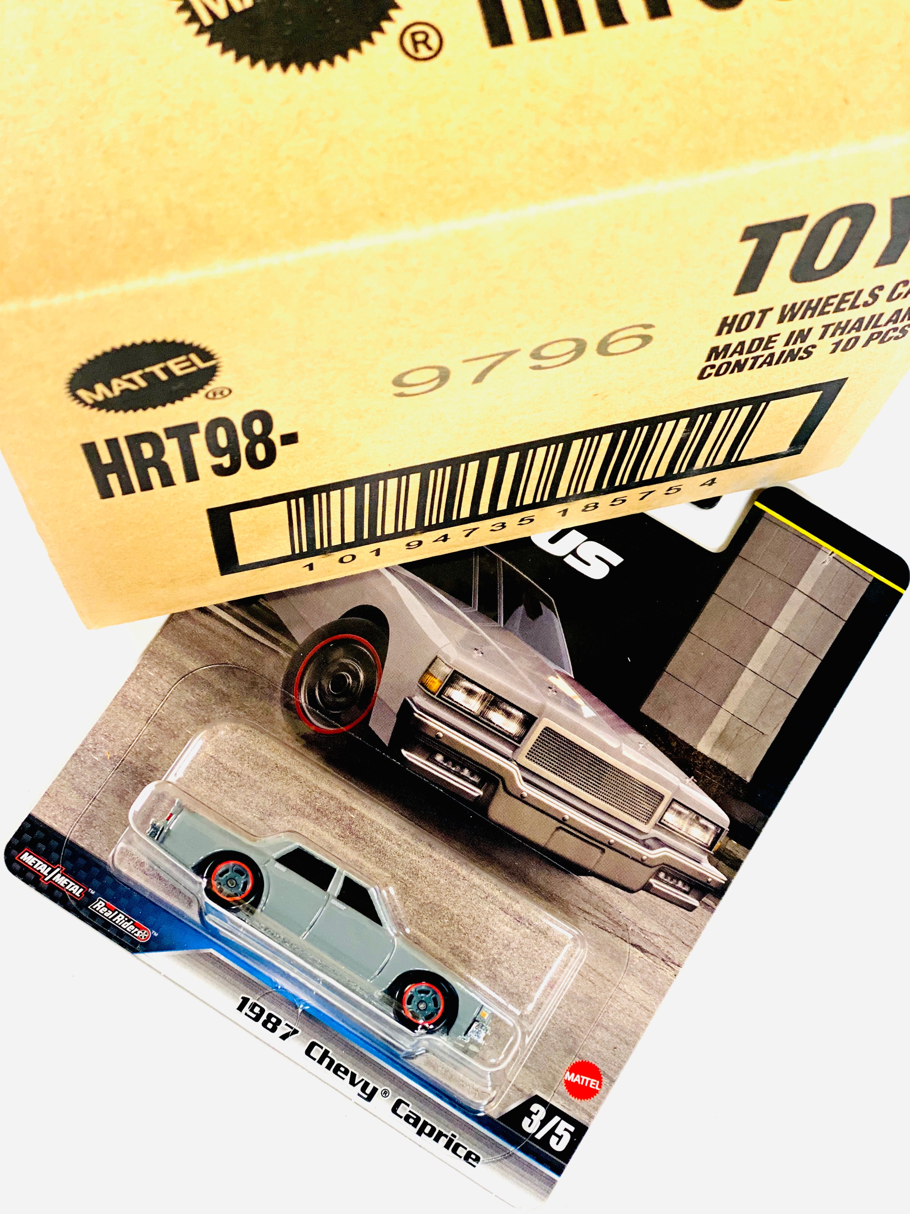 Hot Wheels 2024 Fast & Furious 1987 Chevy Caprice Lowrider Factory Sealed Solid Pack (10 Cars) - Damaged Box