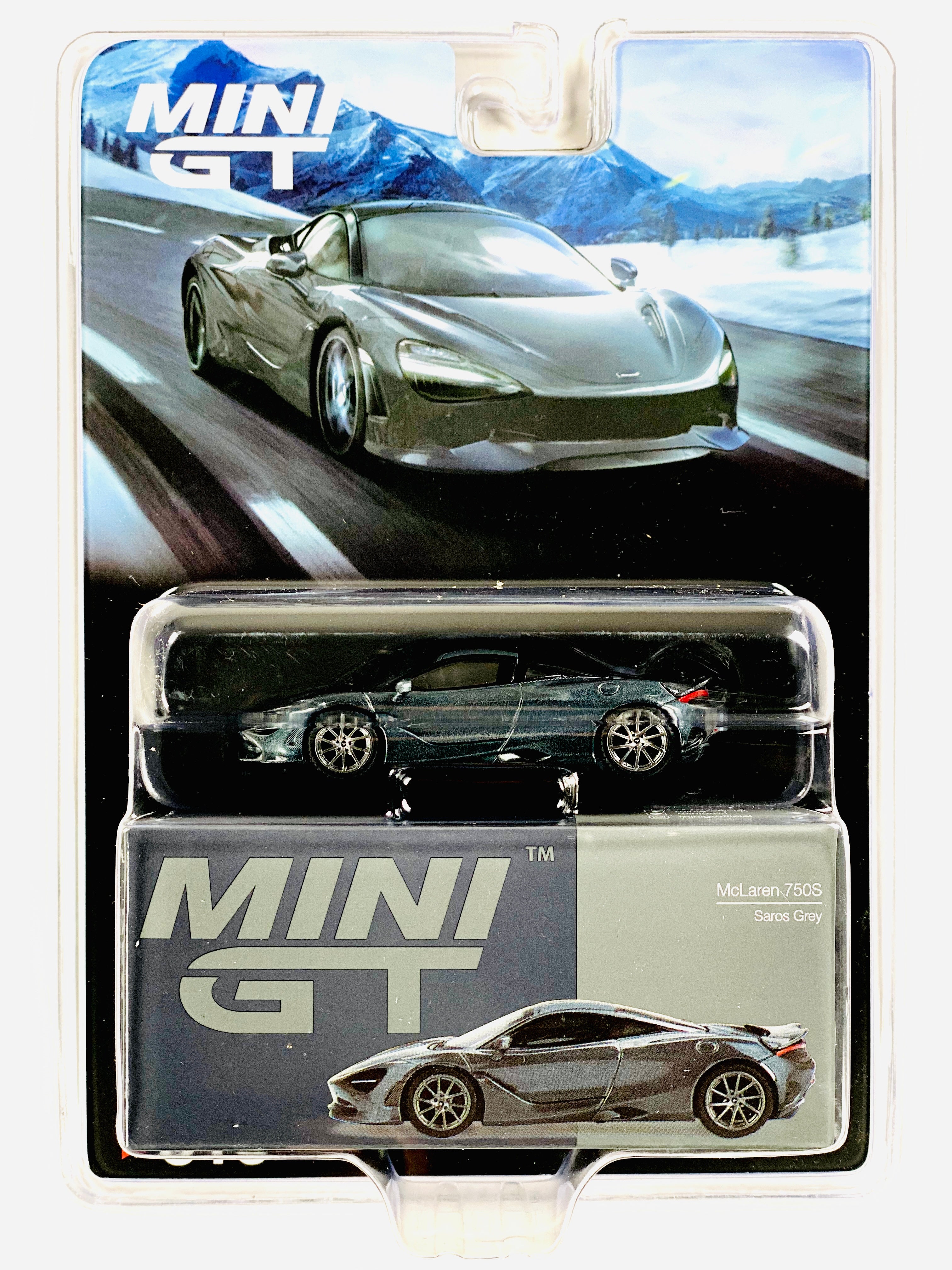 Mini GT Mijo Exclusive McLaren 750S Saros Grey #815