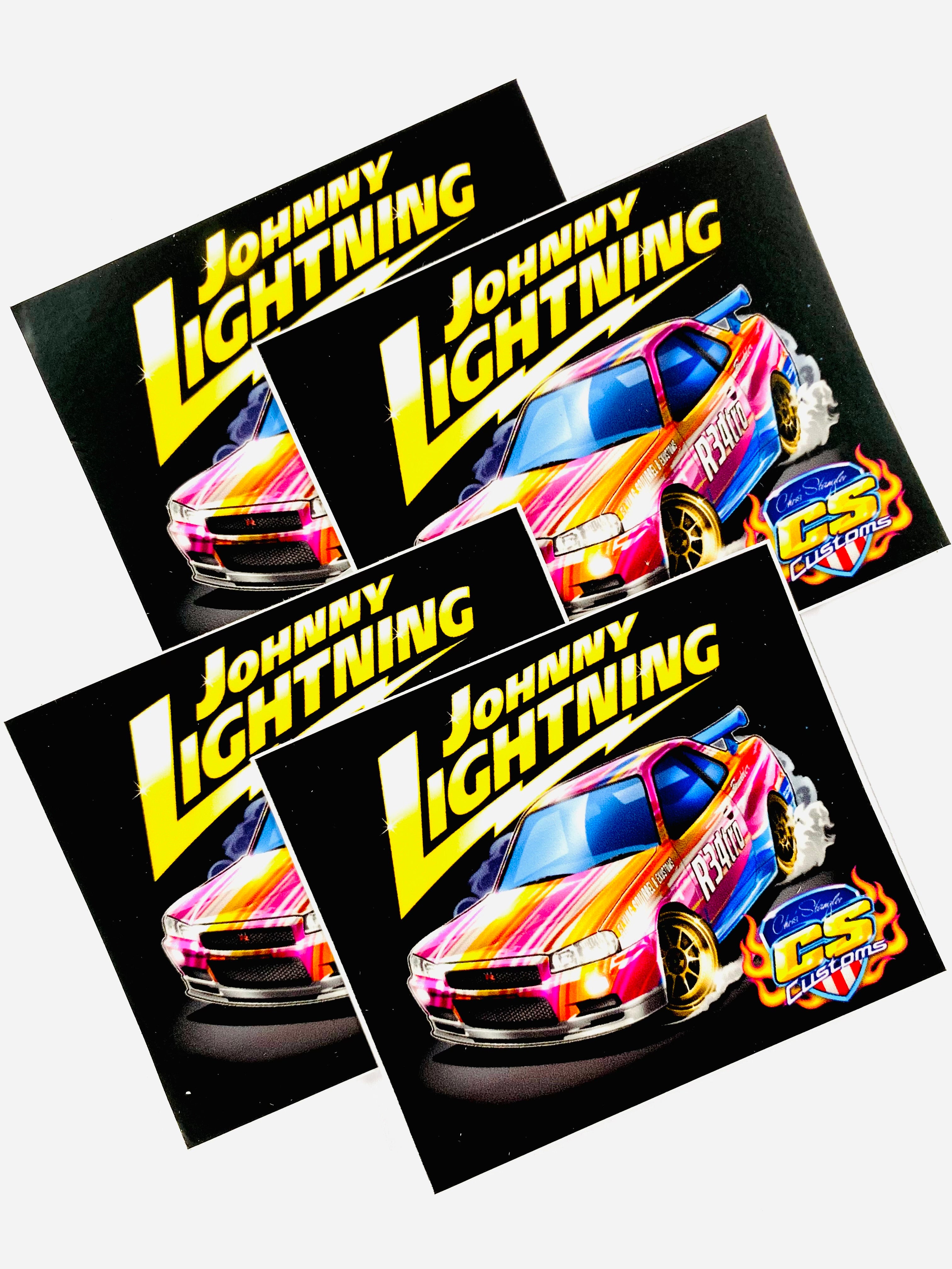 Johnny Lightning 2002 Nissan Skyline GT-R (R34) W/ Tampo Stickers (4ct)