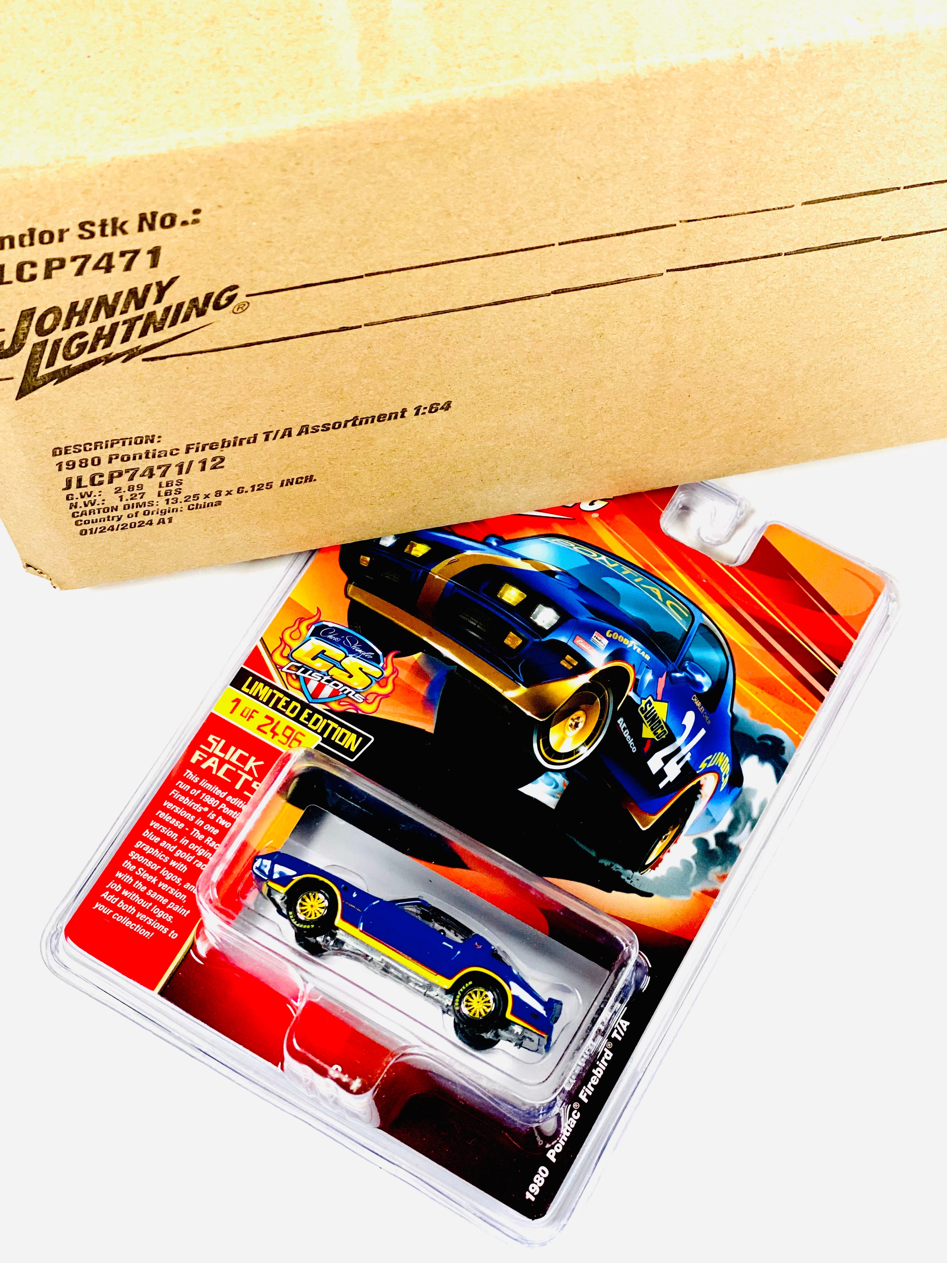Johnny Lightning Sunoco Trans AM No Tampo (12 Car Case)