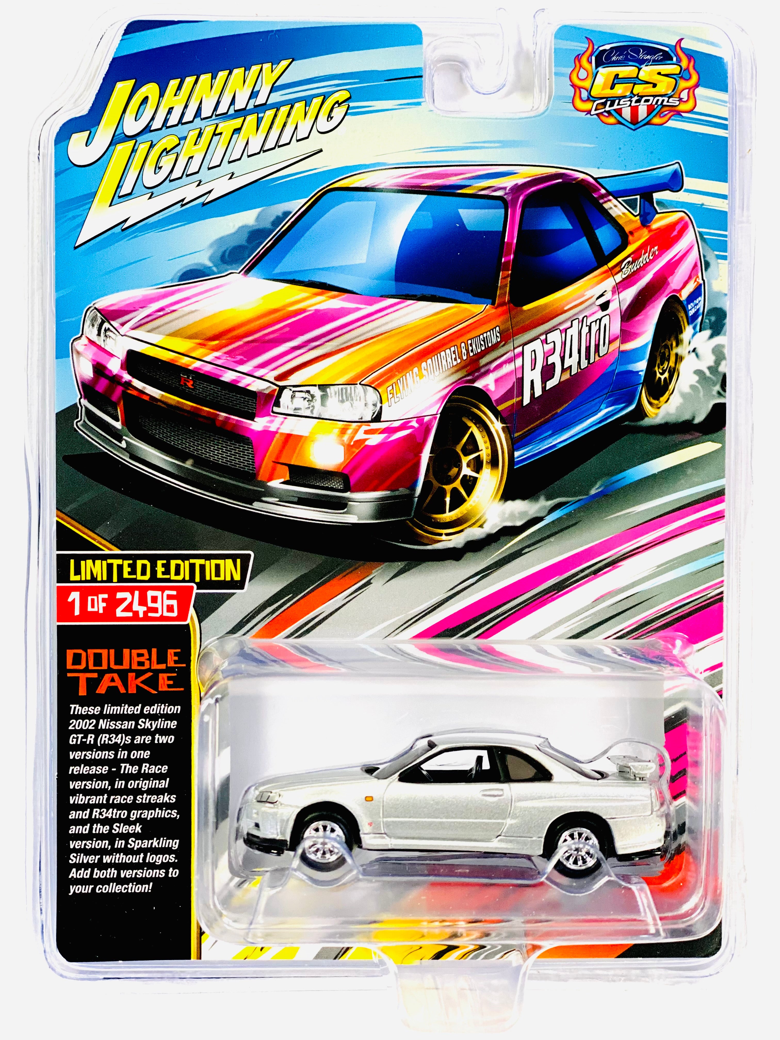 Johnny Lightning 2002 Nissan Skyline GT-R (R34) No Tampo