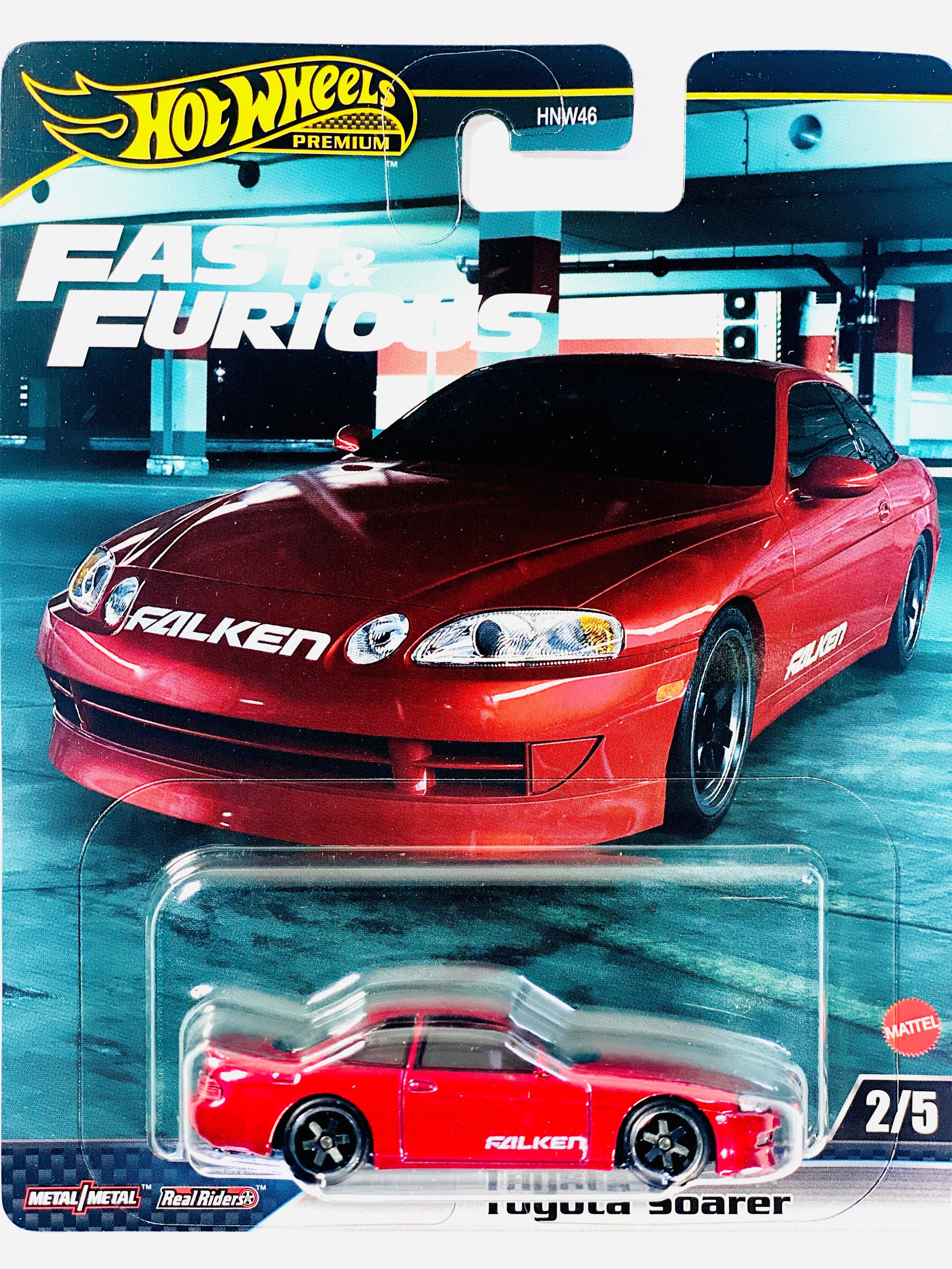Hot Wheels 2024 Fast & Furious Case F Falken Toyota Soarer - Damaged Card/Blister