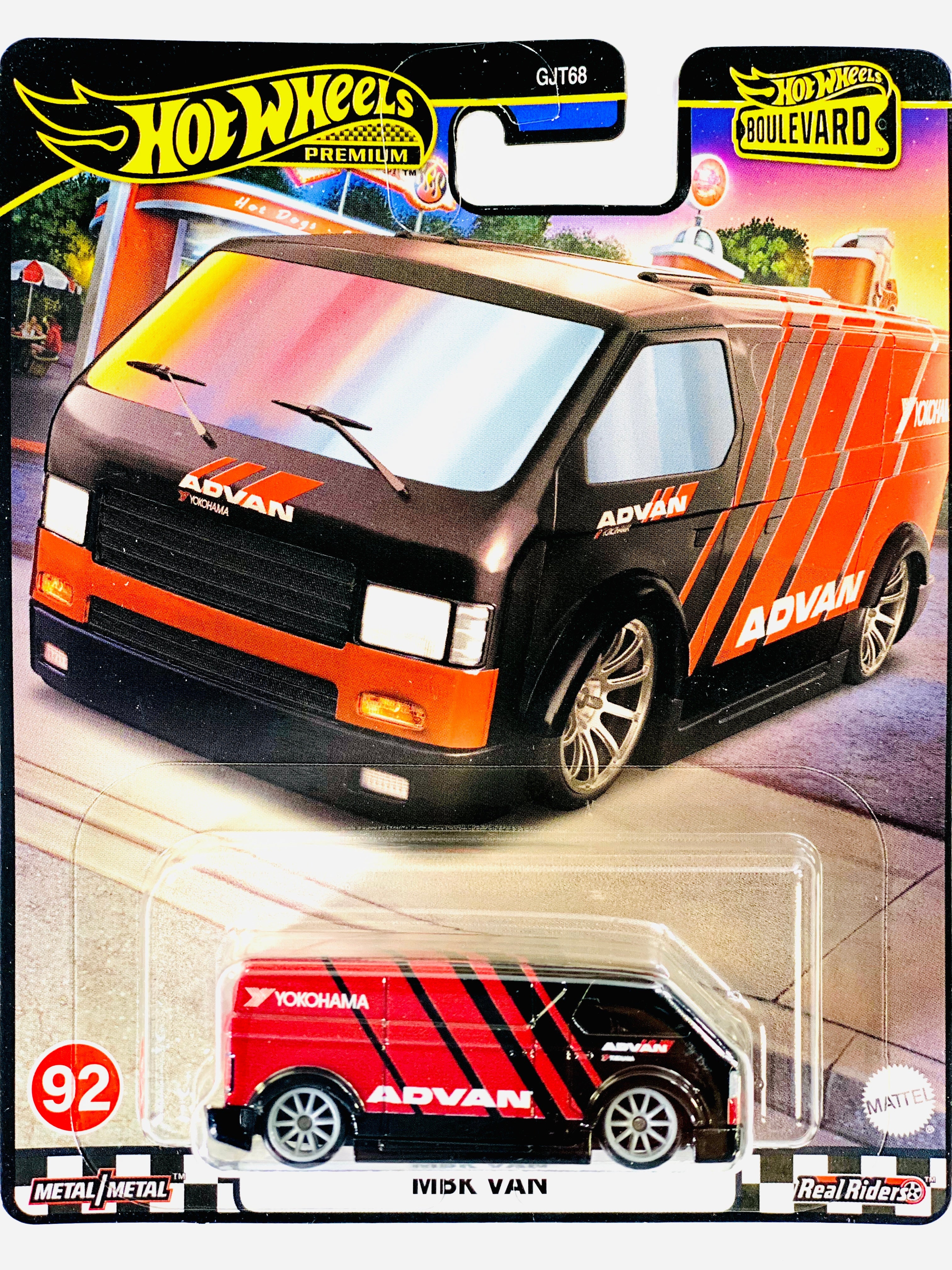 Hot Wheels 2024 Boulevard MBK Van #92 - Damaged Card/Blister
